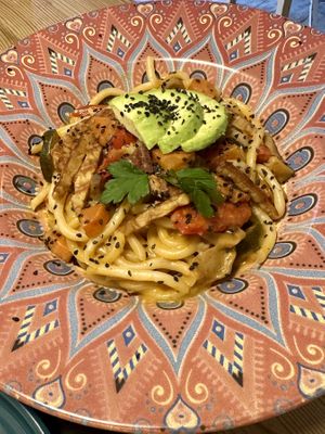 Thai noodles.  at Avocadisimo in Gran Canaria