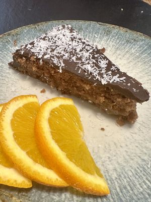 Sacher Cake  at Avocadisimo in Gran Canaria