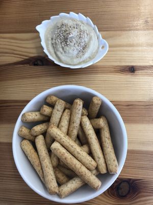 Hummus at Avocadisimo in Gran Canaria