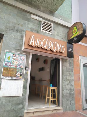 The entrance at Avocadisimo in Gran Canaria