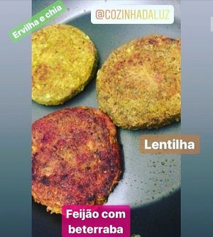 Hambúrgueres veganos  at Cozinha da Luz in Fortaleza