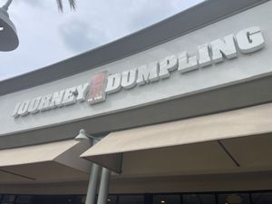 Sign  at Journey To The Dumpling in Elk Grove