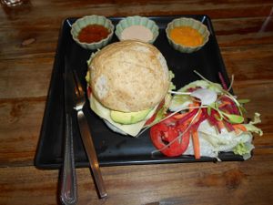 Juicy4U, Chiang Mai 12, Veggie Burger at Juicy4U in Chiang Mai
