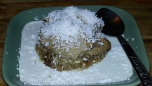 mango cheesecake at Juicy4U in Chiang Mai