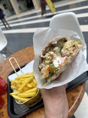   at Mr Falafel 2 in Brussels
