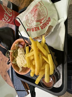   at Mr Falafel 2 in Brussels