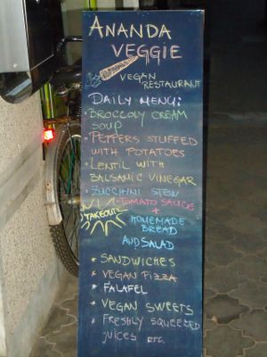 Daily Menu at Ananda in Novi Sad