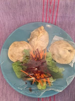 small dumplings at La Casa de Gya in Oaxaca