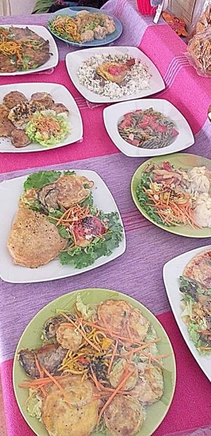 So many options! at La Casa de Gya in Oaxaca