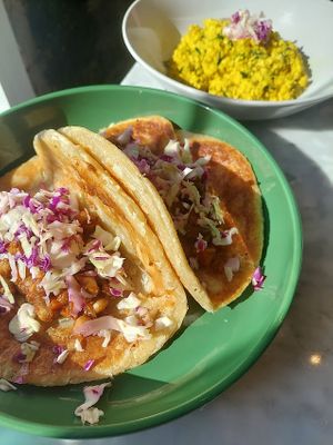 Kati roll, Indian taco, plus scrmble at The Greenhouse Kitchen in Wyomissing