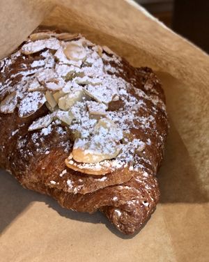 Almond croissant at Mon Chou in Bondi