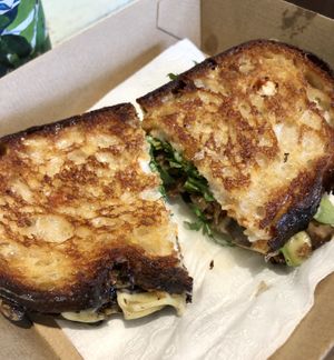 Truffle Mushroom toastie  at Mon Chou in Bondi