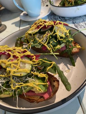 Sandwich on Iggys bread  at Mon Chou in Bondi