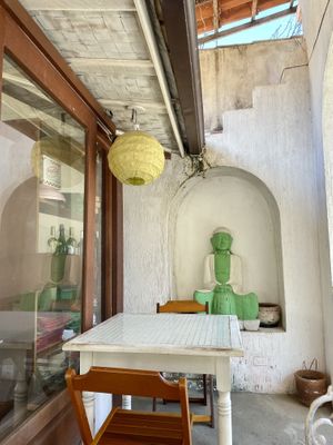 The place is very peaceful  at samsara restaurant in Buzios