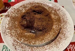 Amazing chocolate truffle  at samsara restaurant in Buzios