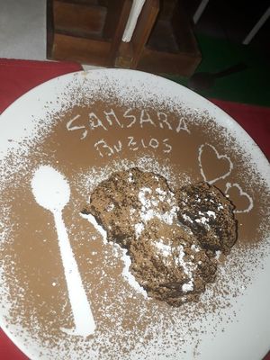 Trufas at samsara restaurant in Buzios