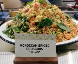 Moroccan spiced couscous at Oasis in Murrumbeena