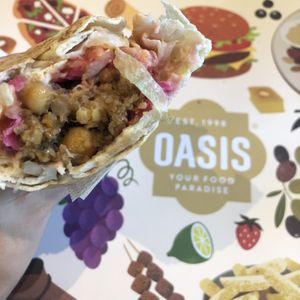 Vegan kebbeh kebab at Oasis in Murrumbeena