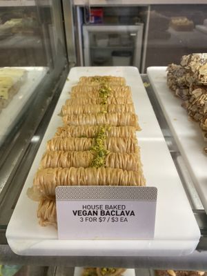 Vegan baklava  at Oasis in Murrumbeena