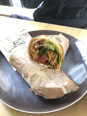 Planted Chicken wrap (8,50€)  at La Sante in Stuttgart