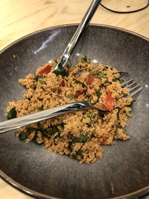 tabouleh! Outstanding good! Fresh herbs and the little something  at La Sante in Stuttgart