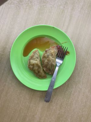 Vegan fried dumplings   at Vegetarian Stall - 118 Food Court in Langkawi