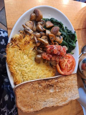 Vegetable hash at Belly Café in Mullingar