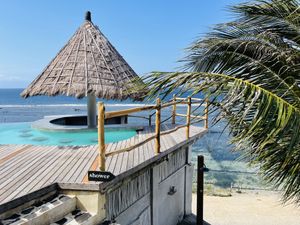 View from the seating areaa  at The Chill in Penida Island