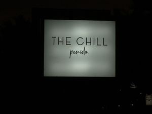 Tacos and falafel for dinner with view at The Chill in Penida Island