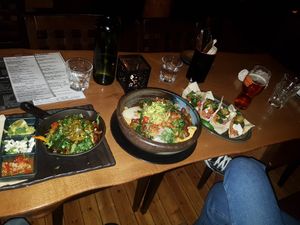 Vegan fajitas, nachos and tacos at Wild Bill's in Niseko