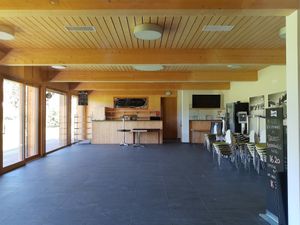 Interior (during summer closure) at Langlaufzentrum in Davos