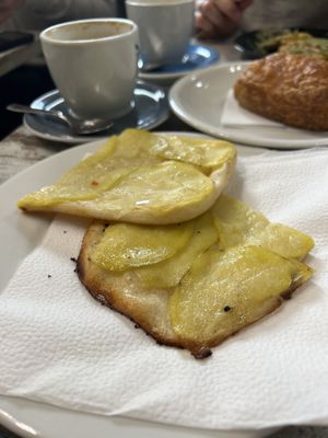 Potato focacciaa  at Mus Caffè in Rome