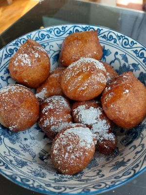 Fried donuts at Maynard in Montreal