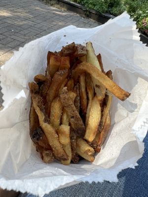 Lots of fries    at Maynard in Montreal