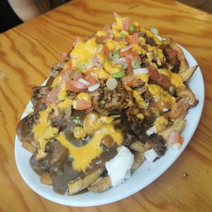 Vegan Poutine at Maynard in Montreal