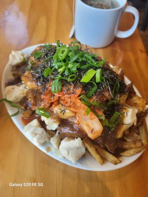 Kimchi poutine (small) at Maynard in Montreal