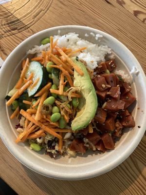 “Tuna” salad  at Plant Junkie W52 in New York City