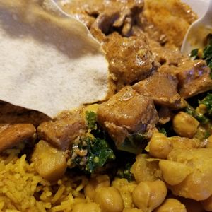 SO MUCH BUDDHA BOWL OMG! This is the Sri Lankan. Delish! at Plant Junkie W52 in New York City