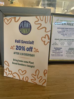 20% Fall Discount after 3:30 everyday!  at Plant Junkie W52 in New York City