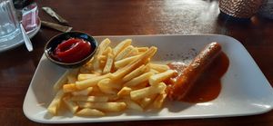 Curry sausage at Pesami in Kleve