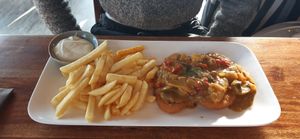 Schnitzel at Pesami in Kleve