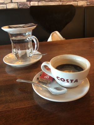 Tea and coffee with a Lotus biscuit🍪  at Pesami in Kleve