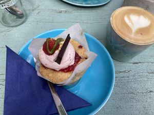 Erdbeer Cupcake  at anything but coffee in Mainz