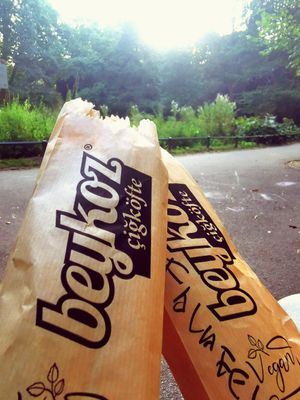 Nice vegan food with kind owner of the shop! at Beykoz in Brussels