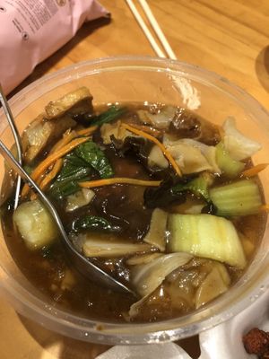 Hor fun$4 at Travelers Palm Vegetarian in Central Singapore