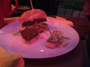 Burger  at Péniche Antipode - Abricadabra in Paris