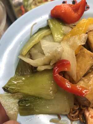 Mixed vege  at Pu Xiang Vegetarian 普香素食 in Central Singapore