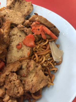 Sesame oil mock meat  at Pu Xiang Vegetarian 普香素食 in Central Singapore