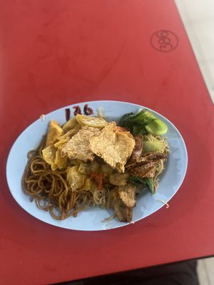 My plate  at Pu Xiang Vegetarian 普香素食 in Central Singapore