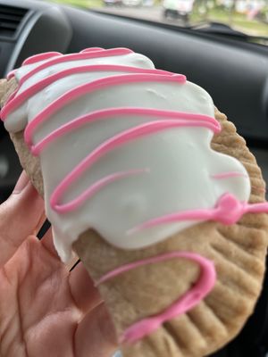 Vegan raspberry pop tart  at Fig Tree Patisserie in Buffalo